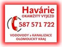 Havárie vody a kanalizace - horká linka
